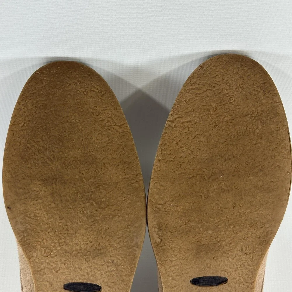 Bruno Marc Boots Mens Size 10.5 Beige Suede Chukka Desert Lace Up Casual